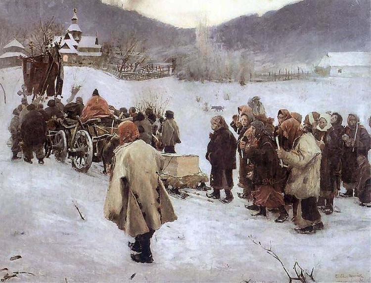 Teodor Axentowicz Hutsul Funeral